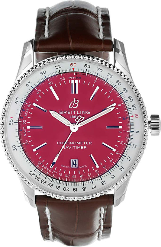 Breitling Navitimer Automatic Chronometer Red Dial