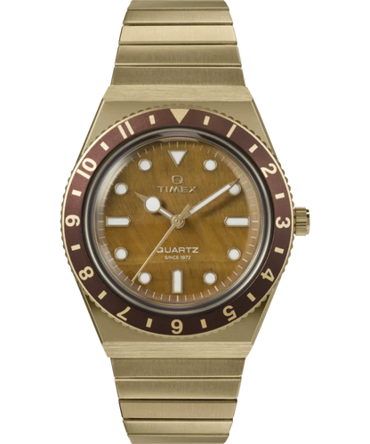 Timex Q Quartz Brown Dial