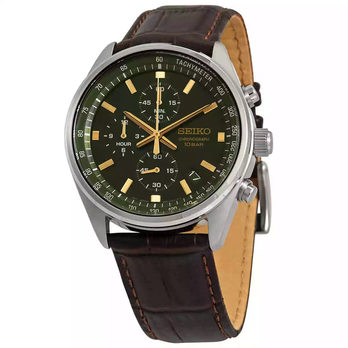 Seiko Chronograph Quartz Green Dial