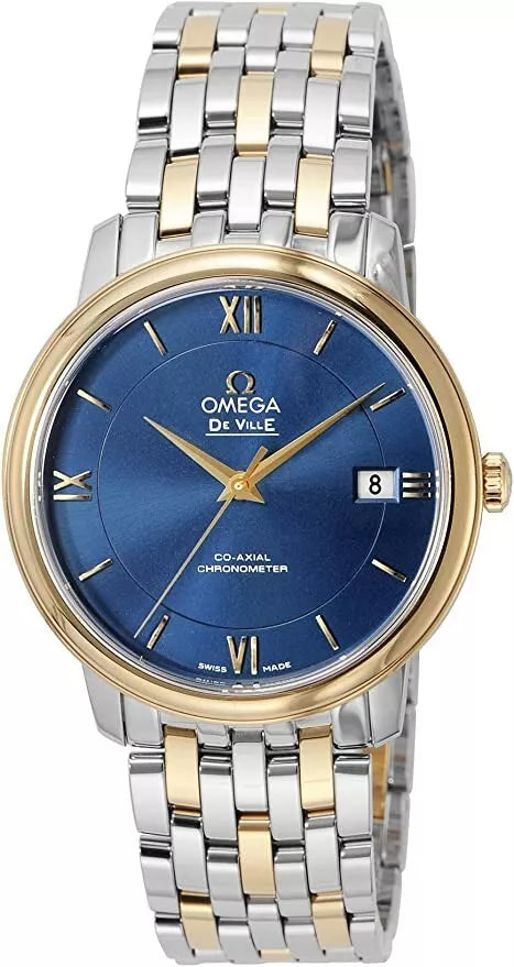 Omega De Ville Prestige Co-Axial Blue Dial