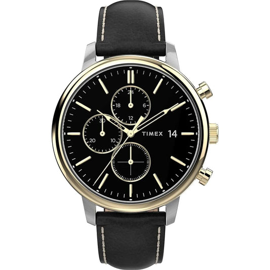 Timex Chicago Chronograph Quartz Black Dia